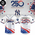New York Yankees America 250 Anniversary 1776-2026 Baseball Jersey
