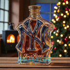 New York Yankees Baseball Team Whiskey Bottle