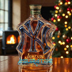 New York Yankees Baseball Team Whiskey Bottle