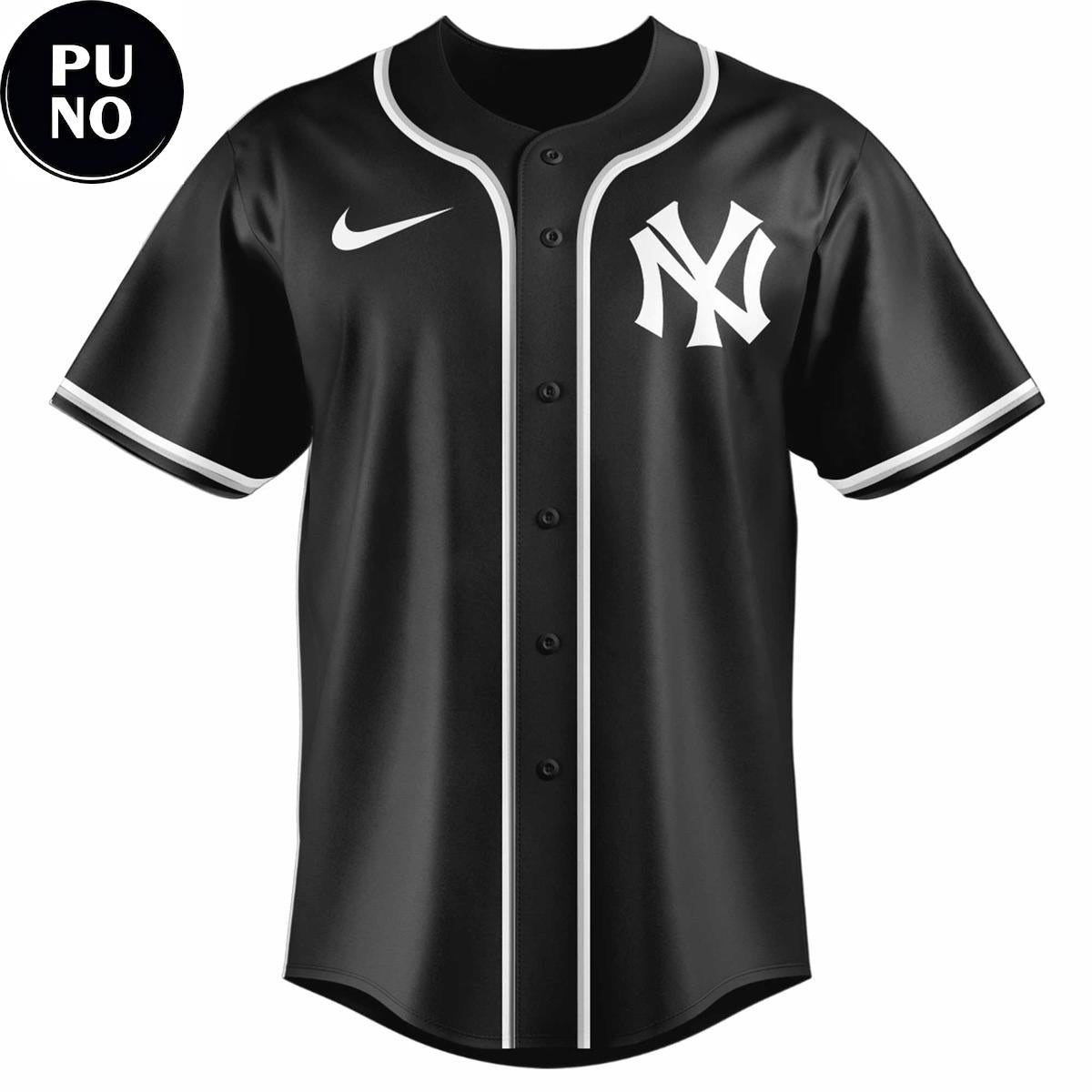 New York Yankees Fashion Black Out Replica 2026 Personalized Baseball Jersey