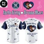 New York Yankees x Bruno Mars & Hello Kitty 2026 Baseball Jersey