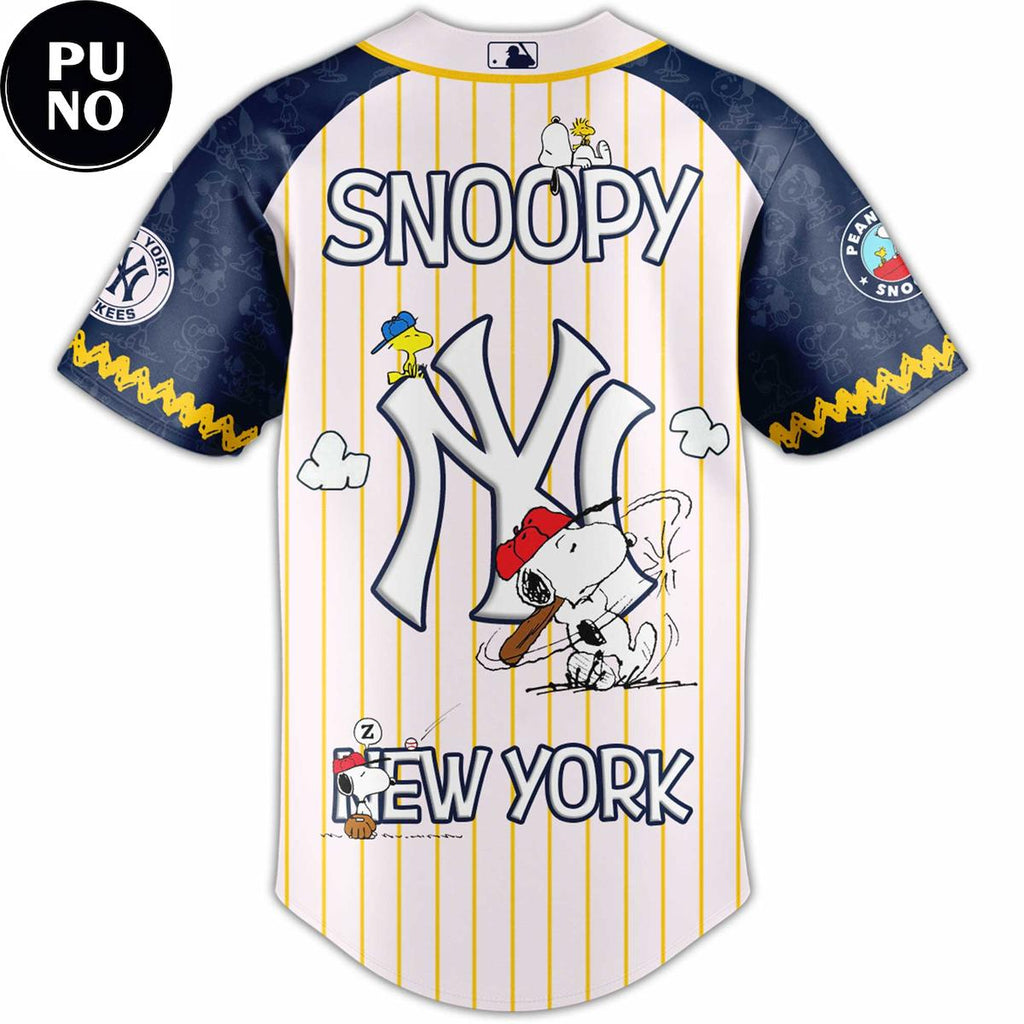 New York Yankees x Peanuts Night 2026 Snoopy Baseball Jersey