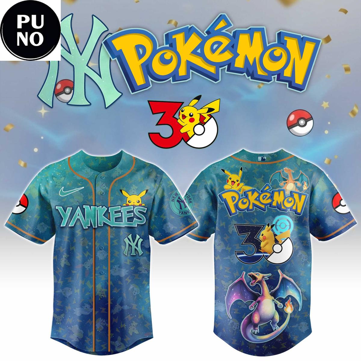 New York Yankees x Pokémon Day 2026 Baseball Jersey