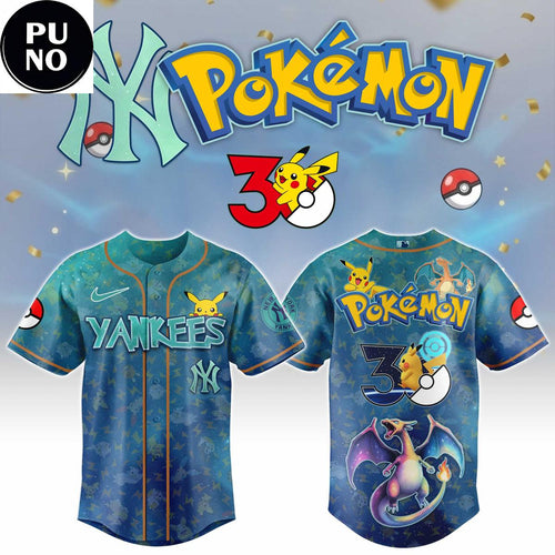 New York Yankees x Pokémon Day 2026 Baseball Jersey