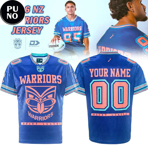 New Zealand Warriors 2026 New Season Personalized Football Jersey