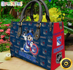 New York Rangers NHL Mickey Women Leather Hand Bag