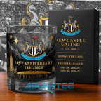 Newcastle United 145th Anniversary Commemorative Whiskey Glass