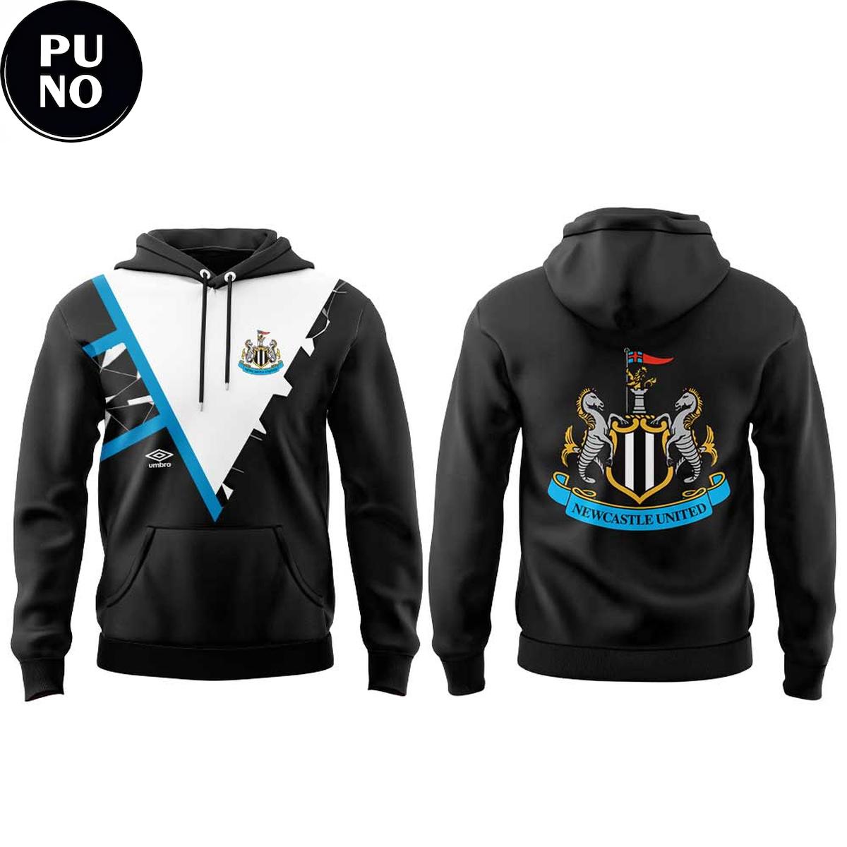 Newcastle United 1990-91 Retro Hoodie Shirt
