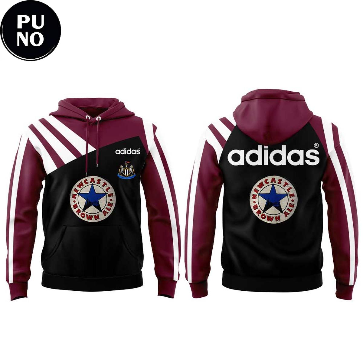 Newcastle United x adidas Go Retro 95 Hoodie Shirt