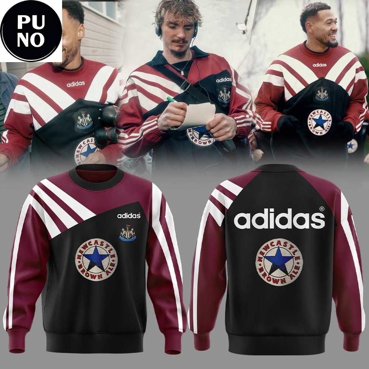 Newcastle United x adidas Go Retro 95 Hoodie Shirt