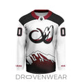 Nll Colorado Mammoth Personalized Black V-shaped Hockey Jersey Design