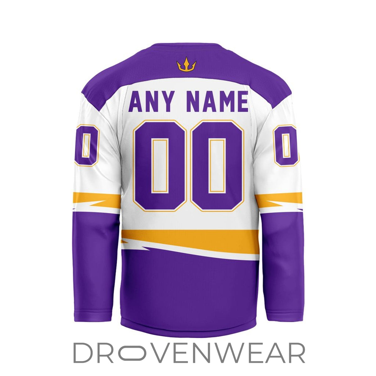 Nll San Diego Seals Personalized White V-shaped Hockey Jersey Design