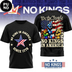 No Kings in America Since 1776 We The People Shirt