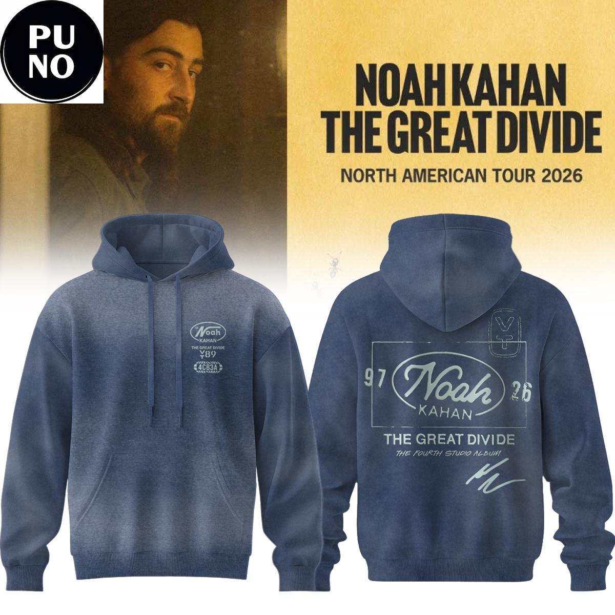 Noah Kahan The Great Divide Tour 2026 Pit Stop Hoodie