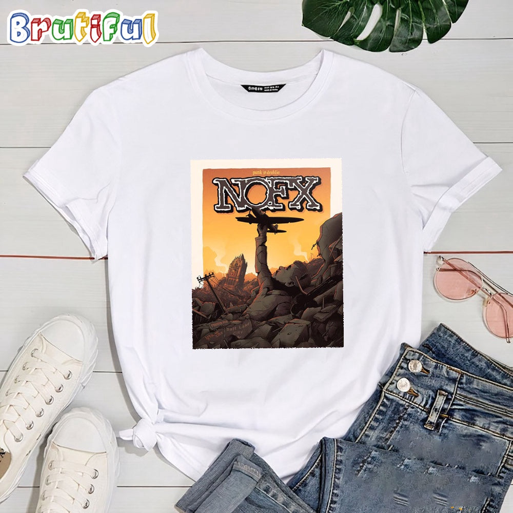 Nofx Apr 13 2024 Pioneer Park Salt Lake City T Shirt