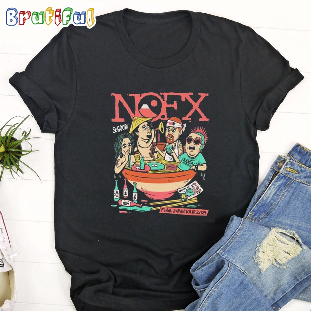 Nofx Final Japan Tour Ramen 2024 T Shirt