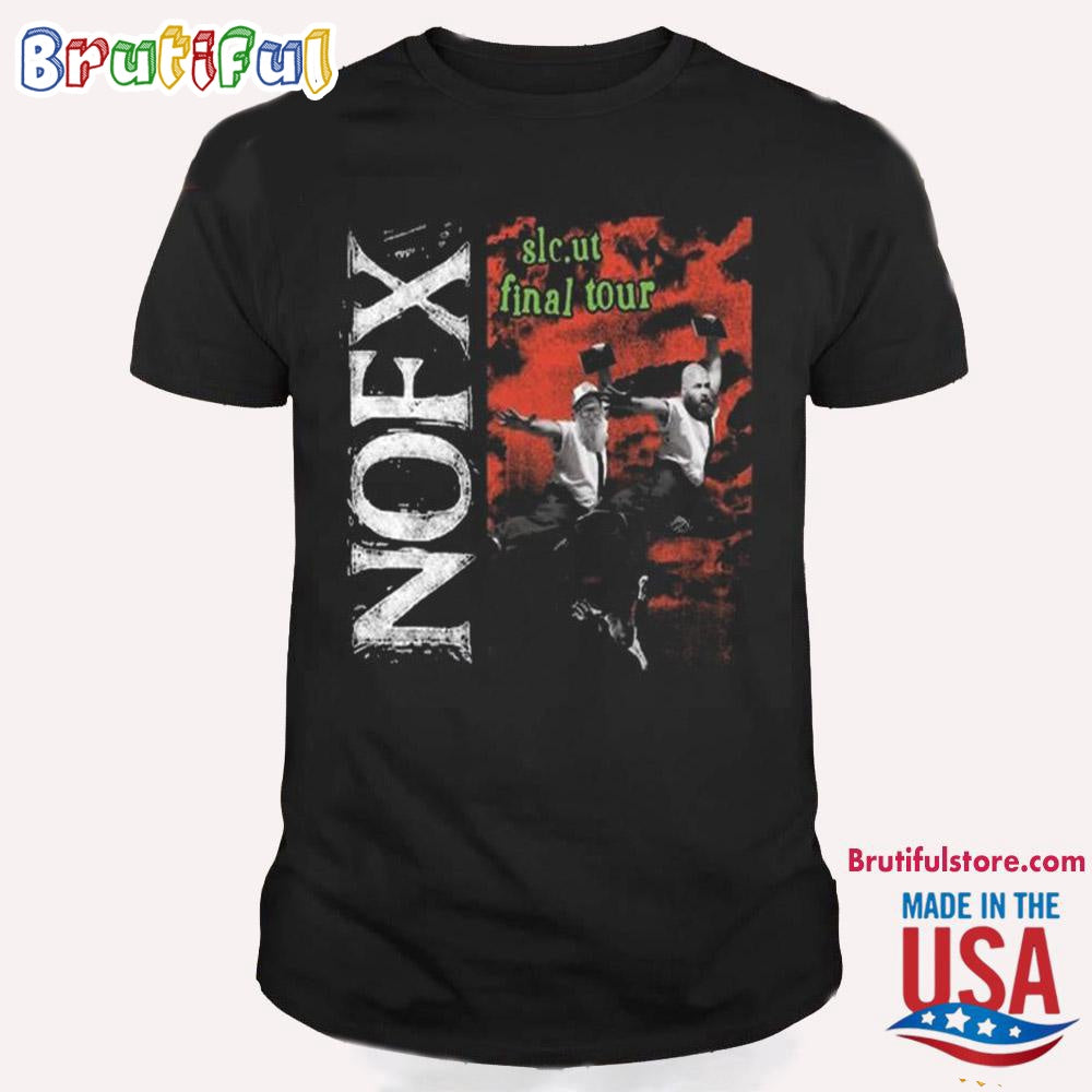 Nofx Salt Lake City Ut Final Tour April 2024 T Shirt