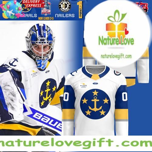 Norfolk Admirals 2026 Kelly Cup Playoffs Hockey Jersey