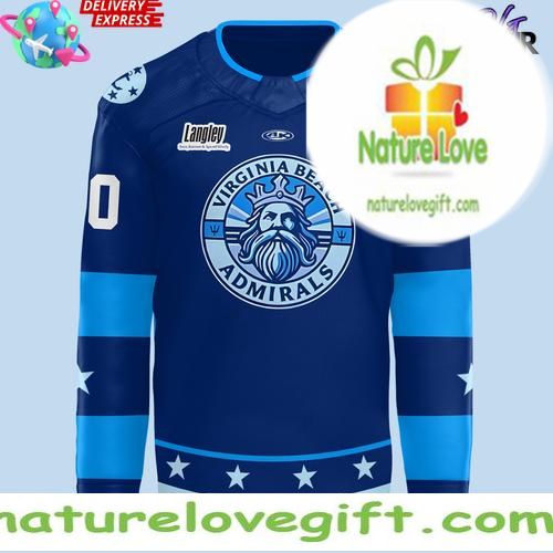 Virginia Beach Admirals 2026 Hockey Jersey Norfolk NHL