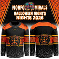 Norfolk Admirals Halloween Night 2026 Limited Edition Hockey Jersey