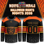 Norfolk Admirals Halloween Night 2026 Limited Edition Hockey Jersey