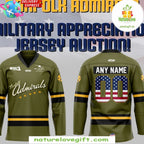 Military Hockey Jersey Norfolk Admirals Appreciation Special