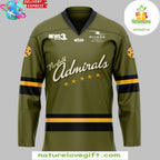 Military Hockey Jersey Norfolk Admirals Appreciation Special