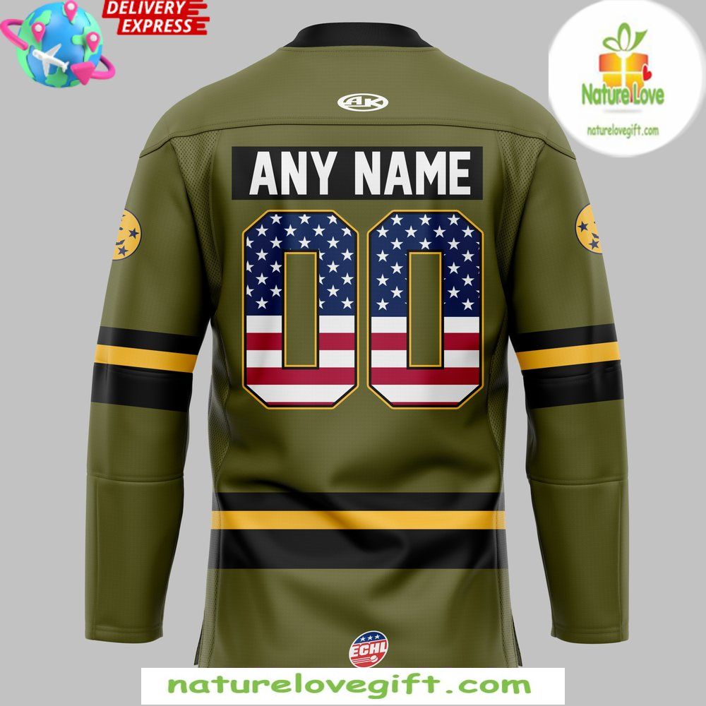 Military Hockey Jersey Norfolk Admirals Appreciation Special
