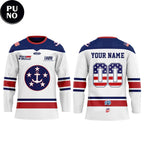 Norfolk Admirals Our Military Appreciation 2026 Personalized Hockey Jersey
