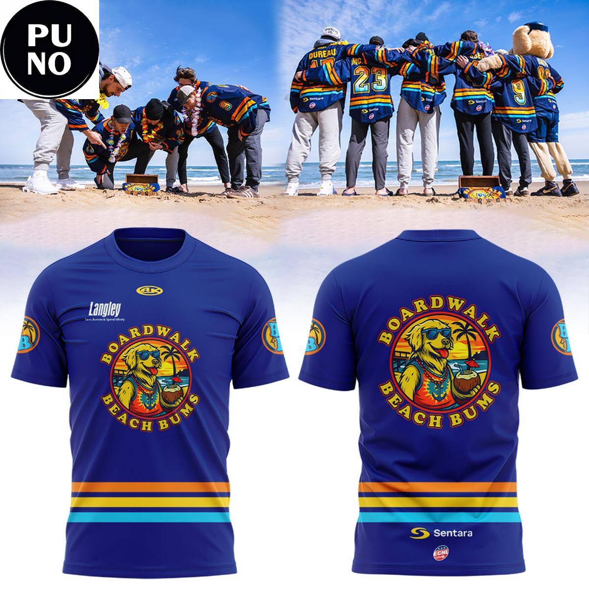 Norfolk Admirals x Boardwalk Beach Bums 2026 Hoodie T-Shirt