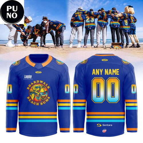 Norfolk Admirals x Boardwalk Beach Bums 2026 Personalized Hockey Jersey