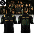 Norfolk State Spartans Dark Mode Season 2026 Personalized Football Jersey