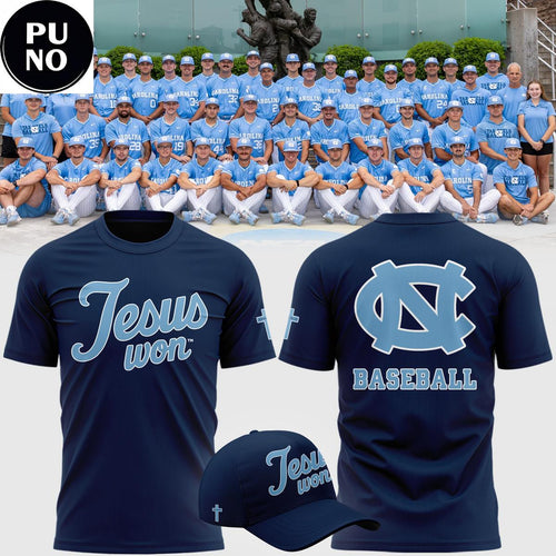 North Carolina Tar Heels 2026 Jesus Won T-Shirt