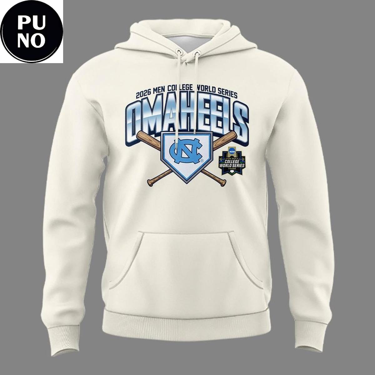 North Carolina Tar Heels 2026 NCAA Baseball College World Series OmaHeels Hoodie T-Shirt