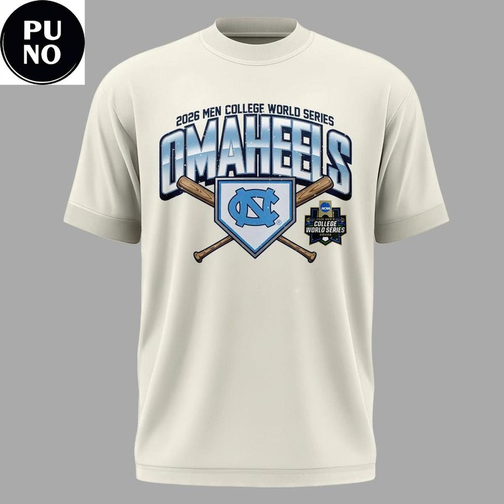 North Carolina Tar Heels 2026 NCAA Baseball College World Series OmaHeels Hoodie T-Shirt