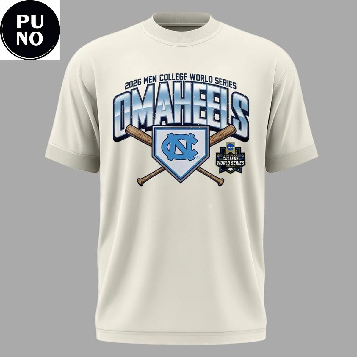 North Carolina Tar Heels 2026 NCAA Baseball College World Series OmaHeels Hoodie T-Shirt