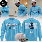 North Carolina Tar Heels x EvoShield 2026 Baseball College World Series Omaha Hoodie T-Shirt