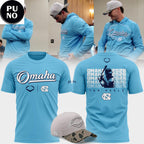 North Carolina Tar Heels x EvoShield 2026 Baseball College World Series Omaha Hoodie T-Shirt