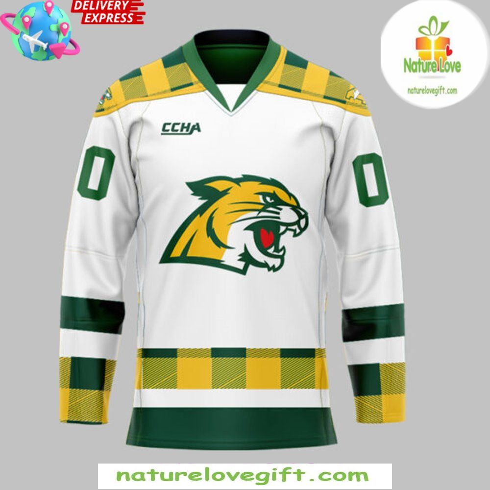 Northern Michigan Wildcats 2026 Hockey Plaid Jersey