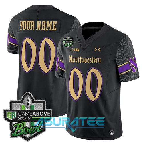Northwestern Wildcats 2025 GameAbove Sports Bowl Limited Custom Jersey