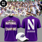 Northwestern Wildcats 2026 NCAA Women’s Lacrosse National Champions T-shirt