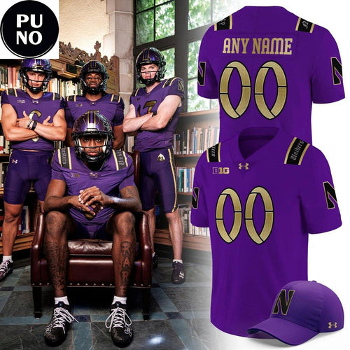 Northwestern Wildcats New Season 2026 Personalized Football Jersey