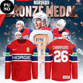 Norway National Team IIHF 2026 World Champions Hockey Jersey