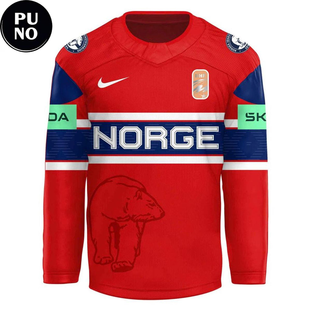 Norway National Team IIHF 2026 World Champions Hockey Jersey