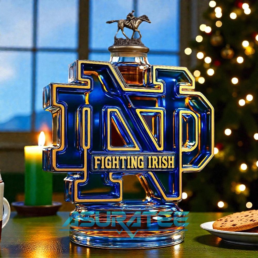 Notre Dame Fighting Irish 2025 Whisky Bottle