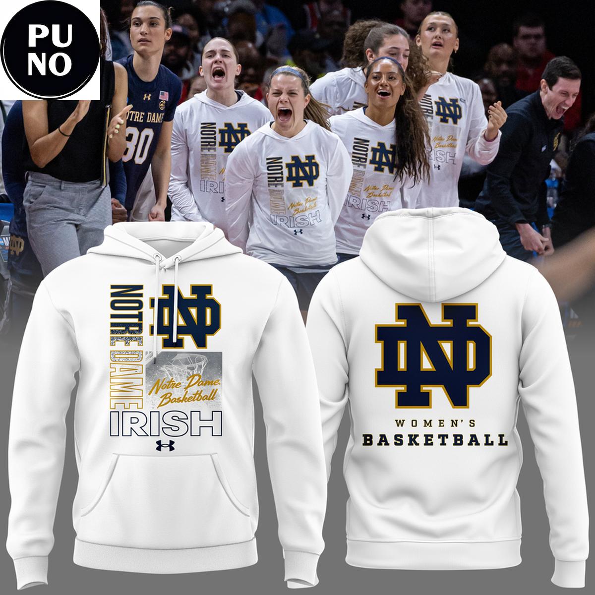 Notre Dame Fighting Irish 2026 NCAA Women’s Basketball Tournament March Madness Hoodie Shirt