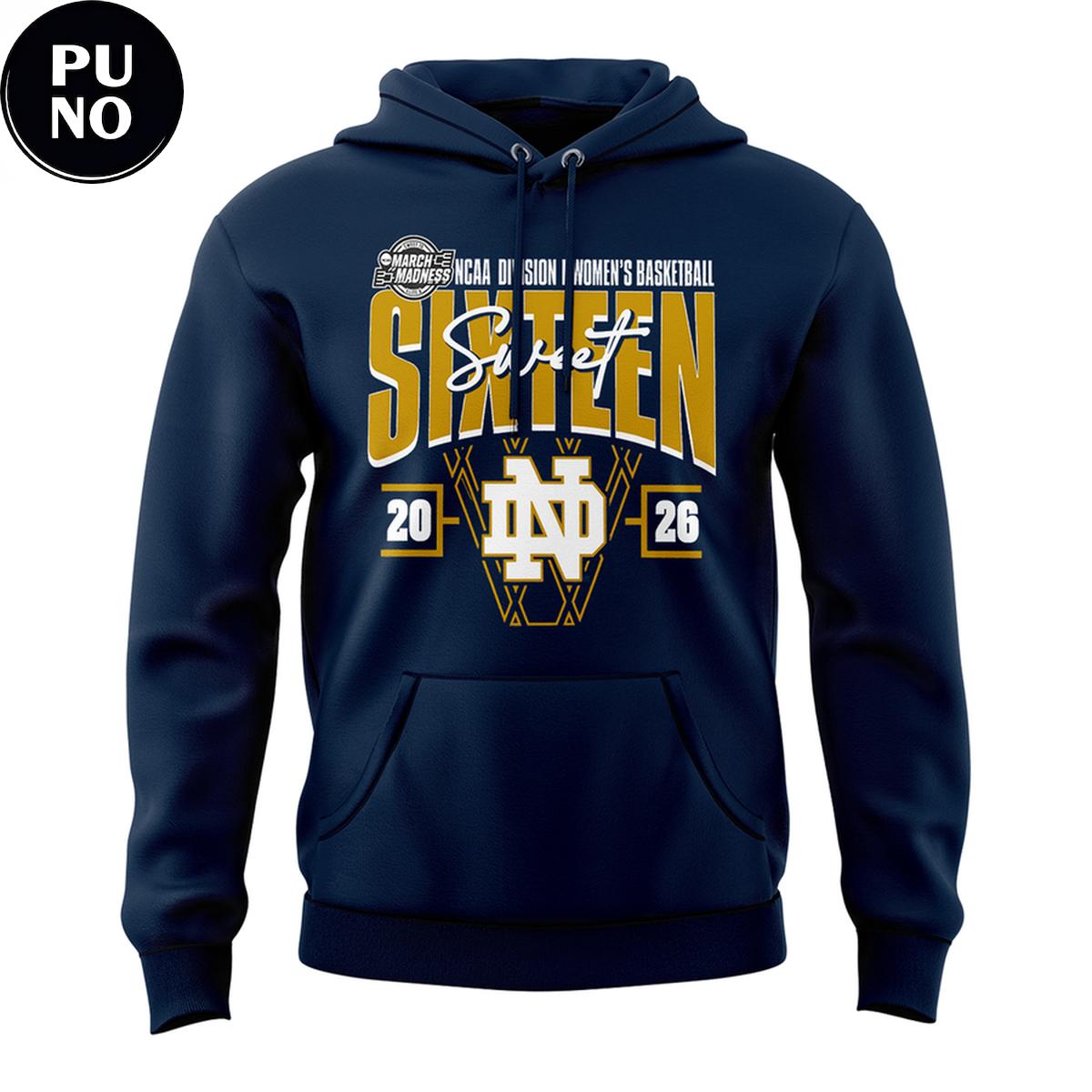 Notre Dame Fighting Irish 2026 NCAA Women’s Basketball Tournament March Madness Hoodie Shirt