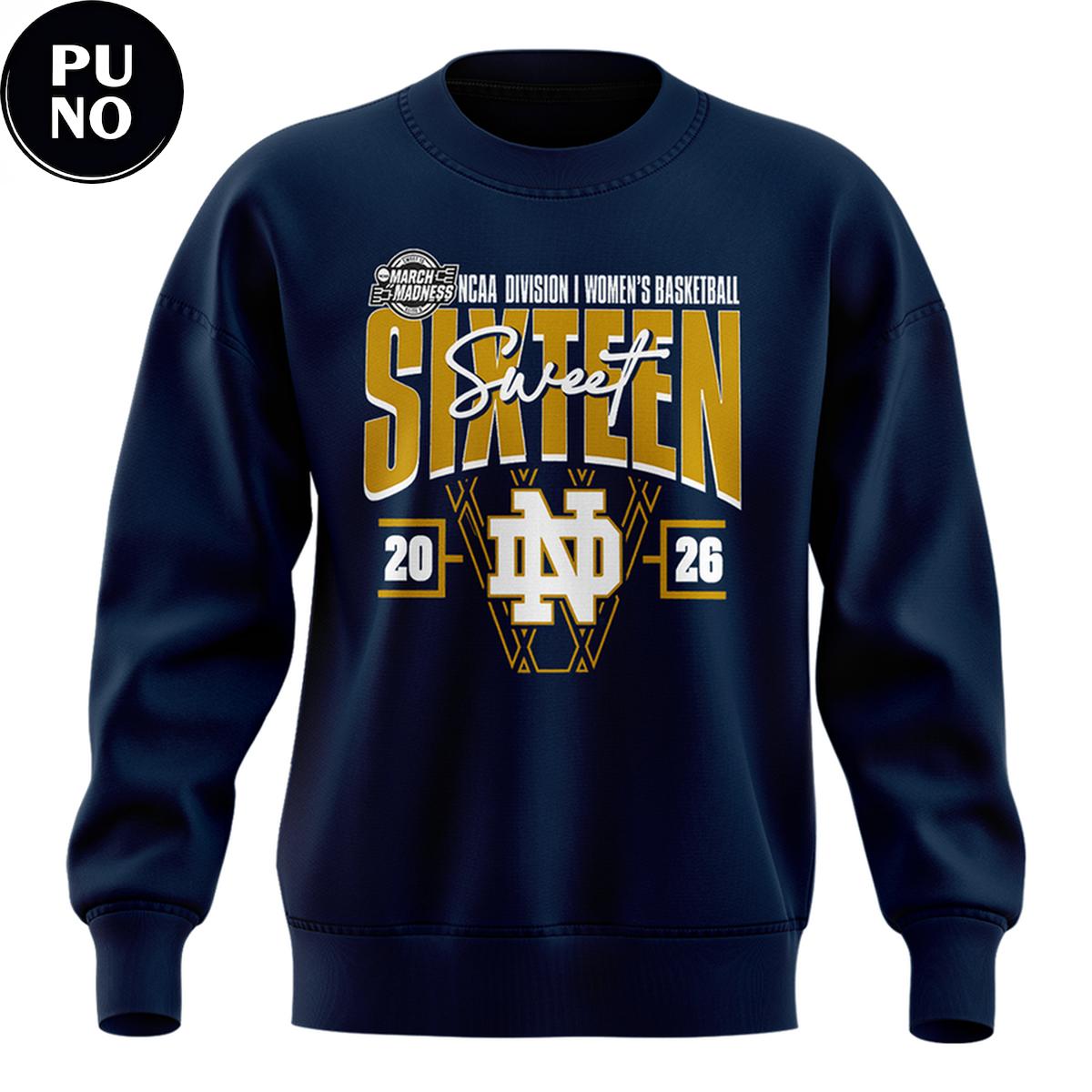 Notre Dame Fighting Irish 2026 NCAA Women’s Basketball Tournament March Madness Hoodie Shirt