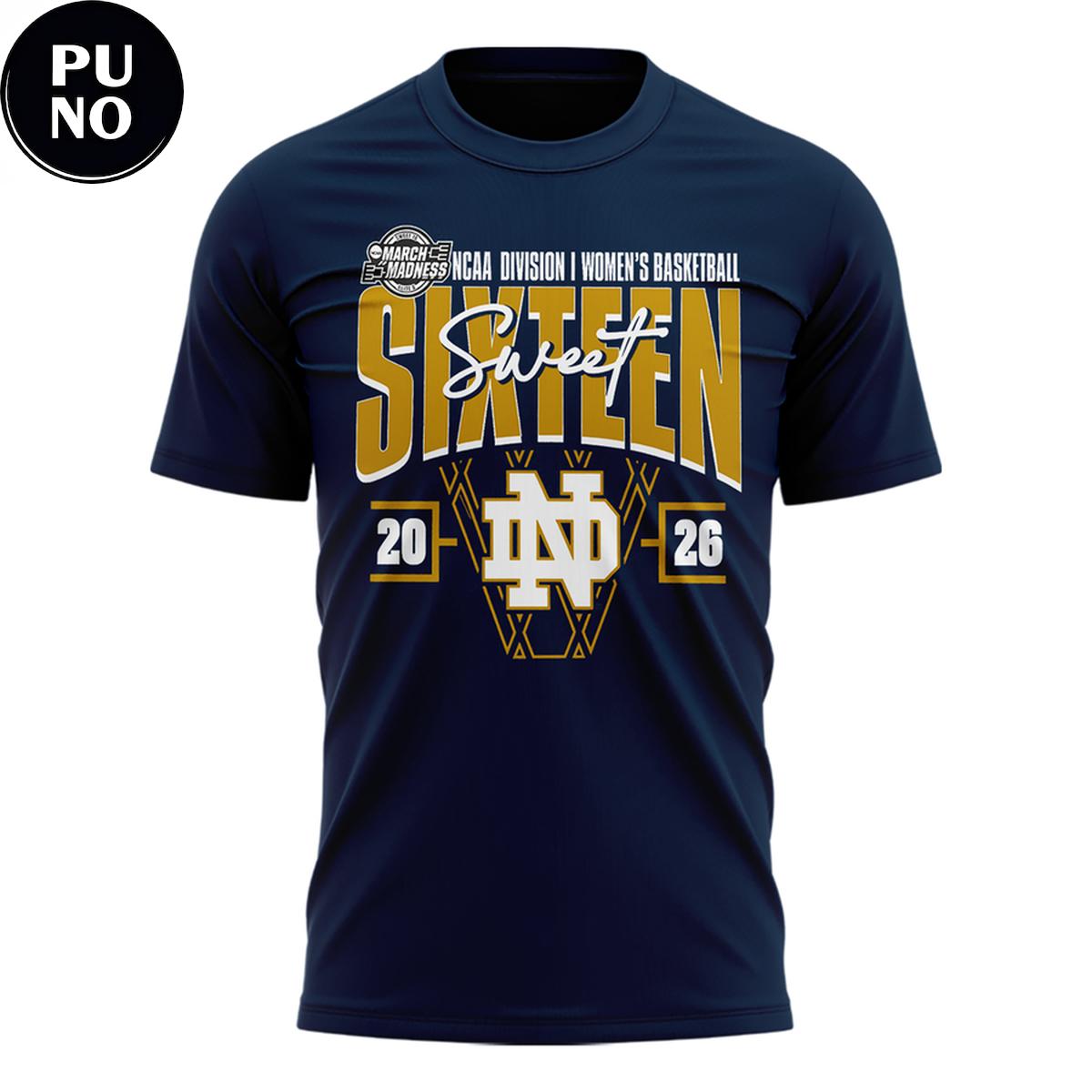 Notre Dame Fighting Irish 2026 NCAA Women’s Basketball Tournament March Madness Hoodie Shirt