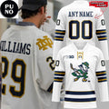 Notre Dame Fighting Irish Leprechaun Personalized Hockey Jersey